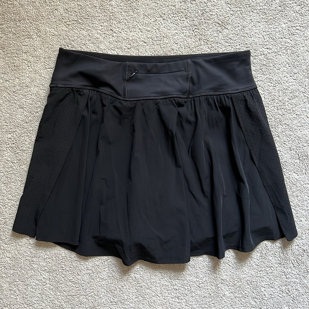 Spanx Black Get Moving Skort Size Large - image 4